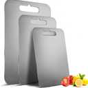 Katuchef Cutting Board - Katuchef Titanium Cutting Board, 100% Pure Titanium Cutting Boards for Kitchen (L (18 x 12 in))