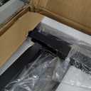 Rolanstar Bookshelf 6 Tier with 4 Hooks, Industrial Wood Bookcase, Vintage Storage Rack with Open Shelves, Rustic Standing Bookshelves Metal Frame Display Rack for Living Room, Bedroom, Rustic Brown