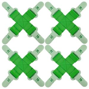 Ajqxh 4Pcs Bed Sheet Detangler Reduces Laundry Tangles,Keep Bed Sheets/Duvet Covers/Blankets from Tangling,Twisting, and Balling in Washer and Dryer, Saves Time and No Damage to Fabric, Green