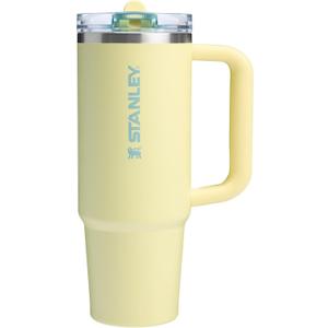 STANLEY Quencher ProTour Flip Straw Tumbler with Leakproof Lid | Built-In Straw & Handle | Cupholder Compatible for Travel | Insulated Stainless Steel Cup | BPA-Free (30 Ounces, Pomelo)