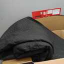 Qucover Oversized King Bedspread 132x 120, Alaska King Bedspread, 3 Piece Soft Microfiber Lightweight Extra Wide Oversized King Quilts Set, Vintage Persian Pattern, with Pillow Shams, Black