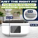 Paraffin Wax Machine for Hand and Feet – Full Set Hand Wax Paraffin Machine 3400ml – 110V Use Only, NOT Сompatible with 220V Power | Adjustable Temperature (Two Modes) | Soft and Smooth Skin at Home
