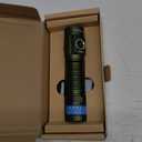 S10Pro EDC Flashlight Rechargeable,Pocket Flashlight 2500 High Lumen Super Bright,Mini Tactical Flashlight Powerful Magnetic,IP68 Waterproof 5 Modes Flash Light for Camping Hiking Emergency (Green)