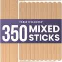 Tress Wellness 350 Wooden Sticks Mixed Pack, 350 Mixed Waxing sticks 4-style-wooden-waxing-sticks