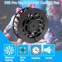 Replacement Fan Cooling Fan Internal Fan Replacement Compatible with PS5 Pro CFI-7000 CFI-7019 CFI-7021 CFI-7022 Series, DC12V 3-Pin PVB120M12H-P01-AE (PS5 Pro)