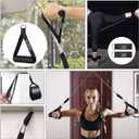 Resistance Bands Set, 200 lbs Heavy Duty Exercise Bands by EZD, Includes Handles, Door Anchor and Ankle Straps, for Home Workout, Strength Training, Physical Therapy, Full Body Workout
