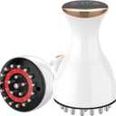 Lymphatic Drainage Massager, 35-Speed 4-in-1 Portable Lymphatic Drainage Tool Body Sculpting Machine Suitable for Abdomen, Arms, Back & Legs, Heat & Vibration Promotes Circulation sculptigue (white)