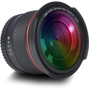 55mm 0.35x Fisheye Wide Angle Lens Macro Portion for Canon DSLR Camera 55MM Thread Lens