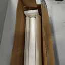 ShadesU Cordless Zebra Blinds Roller Shades, Ivory, 36.5" W x 72" H