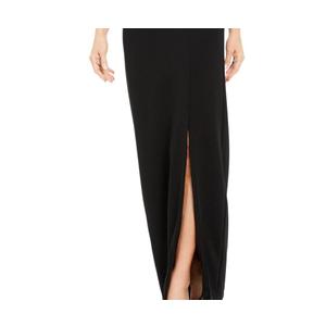 Adrianna Papell Womens Slit Long Pencil Skirt Black Size 12