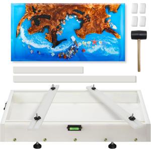 Large Epoxy Resin Mold 24"x12"x3" Inch, Reusable Resin Table Mold with Dividers for Epoxy Resin Casting, Coffee Table, River Table, Cutting Board, Tray, Home Decoration