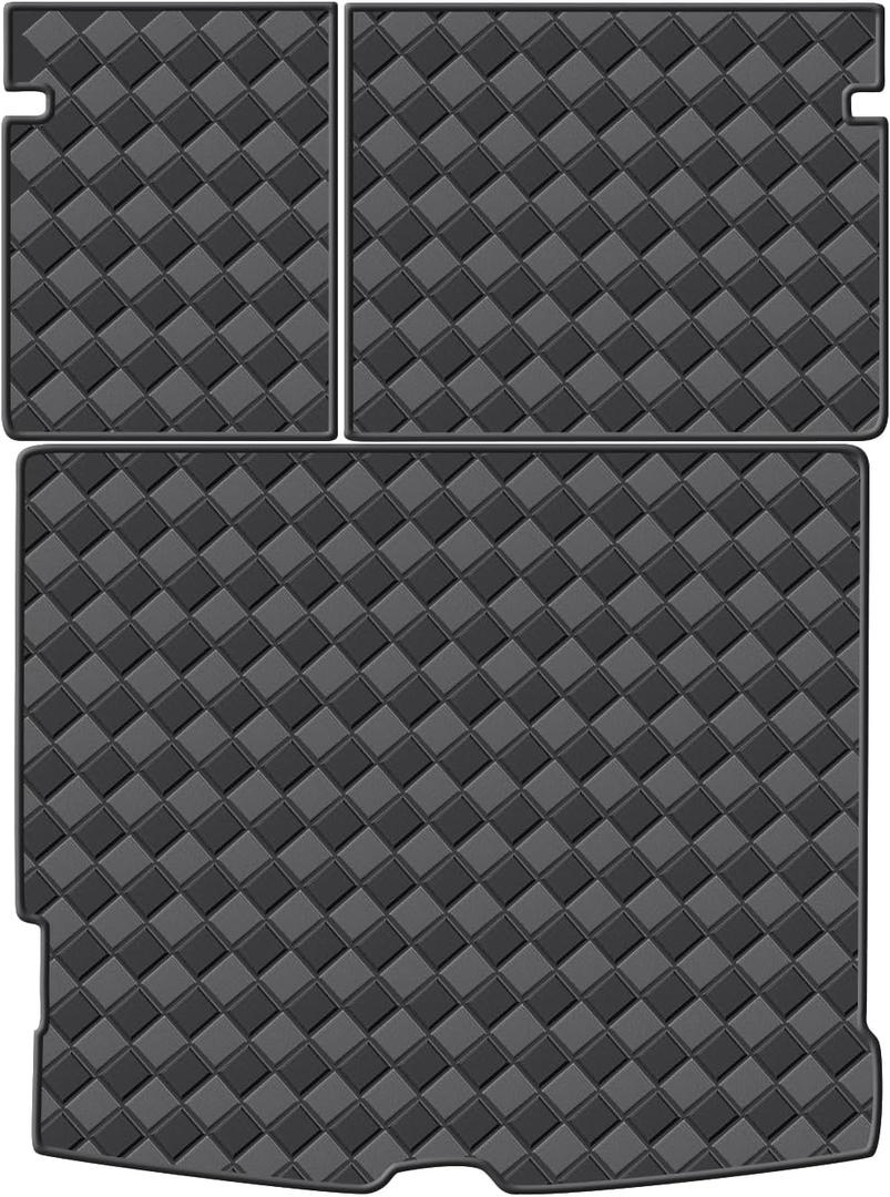 Cargo Mat & Backrest Mats for 2018-2025 Volvo XC60 Accessories, All Weather Waterproof Rear Cargo Liner Rear Trunk Liner Back Seat Cover Protector Cargo Mat & Backrest Mats for 2018-2025 Volvo XC60 Accessories, All Weather Waterproof Rear Cargo Liner Rear Trunk Liner Back Seat Cover Protector