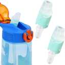 2 Pcs Bite Valve Replacement for Zak Designs Water Bottle, Water Bottle Mouthpiece Accessories BPA Free Silicone Cap Lid Spout Parts for Zak Designs 15/15.5/16/19/25/27 OZ