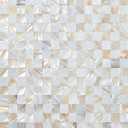 KASARO Peel and Stick Backsplash Shell Tiles, Mother of Pearl Mosaic Self Adhesive Tiles for Kitchen Wall Bathroom Bedroom Decor,White and Natural, 10-Sheet (10 Pieces, Natural+White)