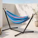 Heavy Duty Hammock Stand, 450lb Capacity 9ft Portable Steel Frame Only for Outdoor Patio or Indoor