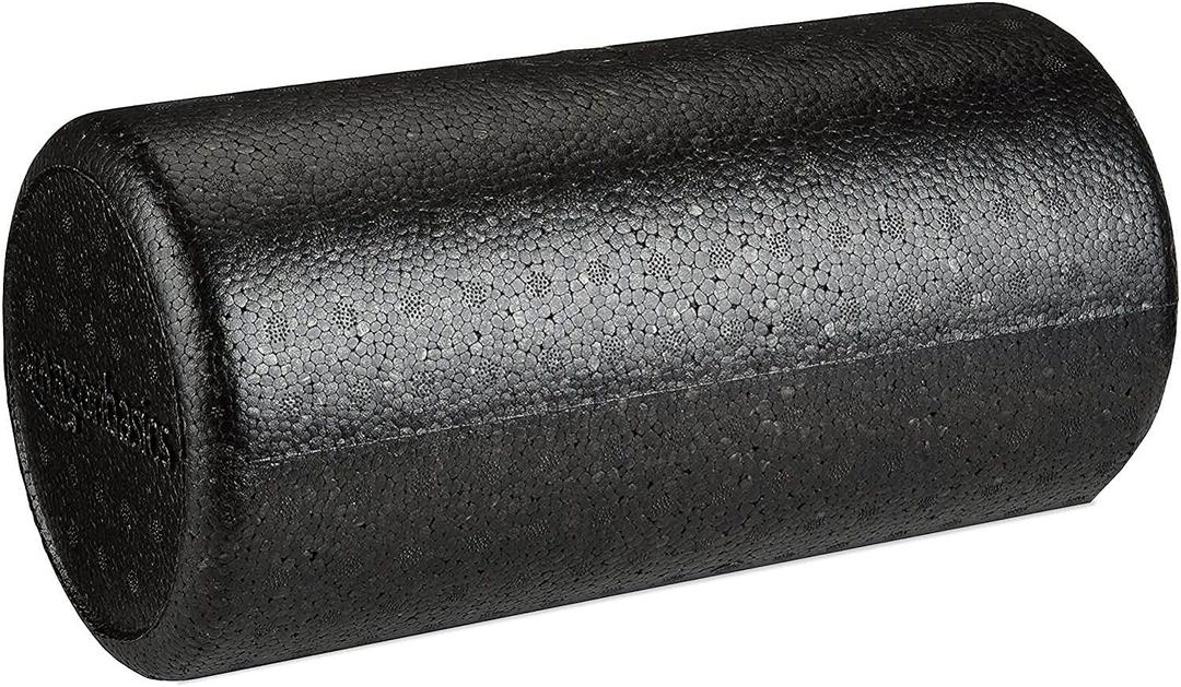 Amazon Basics High Density Foam Roller for Exercise and Recovery, 12 Inches, Black