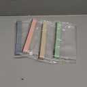 VOCHIC 4-Piece Multi-Purpose Money Bag - Money Bags with Zipper, Money Pouch Set 7.6 X 3.7 Inch, Clear Zipper Cash Envelopes, Bank Deposit Bags for Coins, Invoice, Makeup Bills Receipts Tool Storage (green, pink, blue, white)