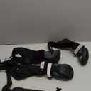 Dog Suspender Boots, Waterproof Dog Rain Boots, Puppy Snow Shoes for Winter, Anti Dirt Pants with Shoes, Adjustable Suspender Pants for Outdoor Walking & Paw Protectors, 8, Black