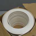 Bunk Wrap Kit Roll 24ft with Endcaps for Boat Trailer, 2"x4" Waterproof PE Synthetic Bunk Cover Replaces Carpet, White