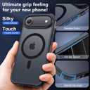 for iPhone Air Case [Compatible with MagSafe] [2X Screen Protectors] [Military Grade Drop Tested] Heavy Duty Magnetic Phone Case for iPhone Air 6.5",Black