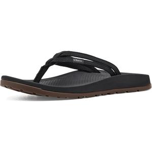 Chaco Women's Lowdown Leather Flip (9, Black)