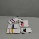 8 Pairs Halloween Kids Striped Tube Socks Cotton Knee High Colorful Retro Socks for Kid Boys Girls 6-10 Years