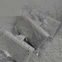 Zhengmy 4 Pcs Christmas Stocking Holders for Mantle Weighted Stocking Holder Fireplace Hangers for Xmas Holiday Party Decoration (White)