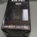 Coffee Carafe for Keeping Hot - 102oz/3L Airpot Coffee Dispenser with Pump - Insulated Stainless Steel Hot Beverage Dispenser for Parties - Thermal Carafe for Hot Drinks Water Tea Chocolate