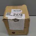 UnionBasic PU Leather 360 Degrees Rotatable Remote Control/ Controller Organizer, Spinning TV Guide/ Mail/ Media Desktop Organizer Caddy Holder (Light Brown Linen Texture)