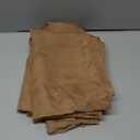 MIULEE French Door Sheer Curtains for Front Back Patio Glass Door Light Filtering Window Treatment with 2 Tiebacks 54 Wide and 72 Inches Length, Brown, Set of 2