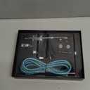 Airbrush Kit, Air Brush Painting Set, Double Action Trigger Airbrush with 0.3mm/0.5mm/0.8mm Needles, 2cc/5cc/13cc Paint Cup, Airbrush Spray Tool Set for Painting Nails Cake Tattoo Makeup