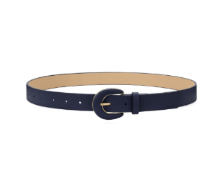 WHIPPY Women's Leather Belts for Jeans Pants Dress Black Leather Belts for Women Casual Fashion Ladies Waist Belts, Medium