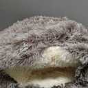 Cat Bed for Indoor Cats, Calming Cozy Cave with Self-Warming Plush, Entire Bed Machine Washable & Anti-Slip Base, Breathable Pet Bed for Small Cats&Dogs All Seasons (Khaki, 20 * 20inch)