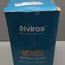 Elviros CPAP Pillow for Sleeping, Ergonomic Adjustable Height Neck Support Memory Foam Bed Pillow for CPAP Users with Sleep Apnea, Suitable for Side and Back Sleepers (23.6"L*16.14"W*4.92/5.1"H, Dark Grey)