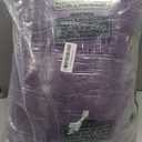 HIMEET Queen Comforter Set - 7 Pieces Bed in a Bag Queen Size, Luxury Comforter Set with Sheets for All Season, Bed Set with Comforter, Flat Sheet, Fitted Sheet, Pillowcases & Shams, Purple