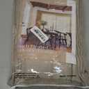 Flax Burlap 90 Inch Pinch Pleated Linen Curtains 2 Panel Set for Living Room Thick Linen Textured Drapes 90 Inches Long Pinch Pleat Drapes Semi Sheer Curtain for Dining Bedroom Office Dark Taupe