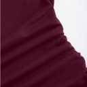 Milumia Women's Off The Shoulder Ruched Bodysuit Asymmetrical Metal Fitted Going Out Tops Jumpsuit, S