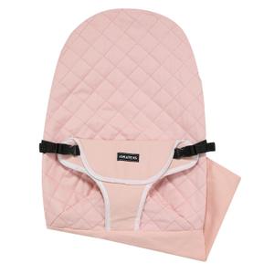 iGRATENS Fabric Seat for Bouncer - Baby Bjorn Bouncer Replacement Cover for Balance Soft & Bliss, 100% Cotton, Skin -Friendly, Machine Washable, Pink