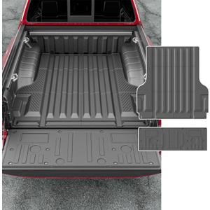 powoq Truck Mat Compatible with 2022 2023 2024 2025 2026 Nissan Frontier Truck Bed Mat Tailgate Liner Replacement for 2022-2026 Nissan Frontier Accessories