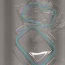 2 Pcs 2/3/5 Cups Plastic Food Storage Lid with Green Gasket Leakproof Airtight Lockable Replacement Clear Storage Lid for Kitchen Bowl