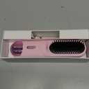 Go Brush Pro 2026 Hair Straightener Brush 300 Million Negative Ionic Portable Cordless Hair Straightener for Women with 4 Temps Fast Heating MCH Ceramic Coating Smooth Frizz  Free Hair Gift for Women