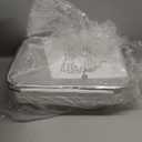 Alpha Living 6 Pack - Disposable Chafing Dish Buffet Set, Half Size Pans, Welded Body Food Warmers for Parties, Fuel Cans Complete Set, Warming Trays (Complete Kit (with Racks))