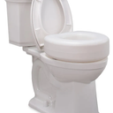 AquaSense 770-610 4 Inch Portable Raised Toilet Seat Riser, Elevated Toilet Seat for Seniors