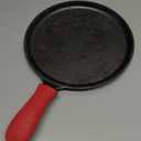 Lodge Cast Iron Griddle and Hot Handle Holder, 10.5", Black/Red