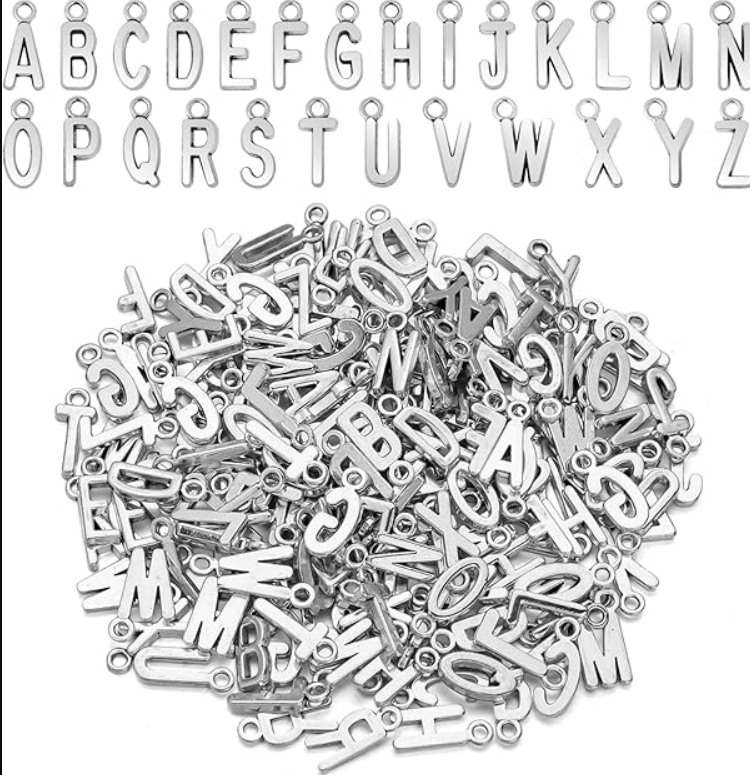 YGAOHF 182Pcs / 7 Sets A-Z Alphabet Letter Charms