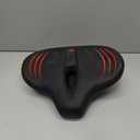 Upgrade Oversize Bike Seat for Men Women, Extra Wide Noseless Bicycle Seat Cushion, Waterproof Comfort Memory Foam Bike Saddle Fit for Peloton Bikes, Exercise Bike, EBikes, City Bike (Extra Wide:14.9IN)