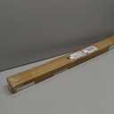 Kigley Solid Red Oak Interior Threshold Wood Overlap Doorways Reducer Threshold, 36 Inches Long (Right Angle Style)