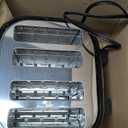 BLACK+DECKER 4-Slice Toaster, Extra Wide Slots, 7 Shade Settings, 1400 Watts, Frozen and Bagel Buttons, Toast Shade Selector, Extra Lift