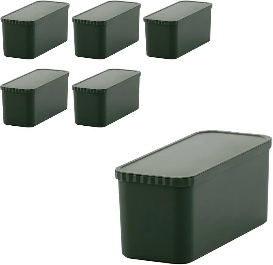 Like-It, Small Item Storage, ‎14.25"L x 5.83"W x 5.98"H, Pack Of 6