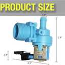 QPQ Dishwasher Whirlpool Water Inlet Valve W10327249 W10327250 W11175771, Compatible with Whirlpool, Kenmore 665 662, KitchenAid, Amana, Replacement Part W10195047 W10316814 W11130743-15